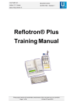 Reflotron Training Manual