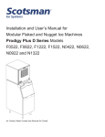 Installation and User`s Manual for Modular Flaked and Nugget Ice