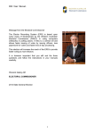 1 Message from the Electoral Commissioner The Elector Recording
