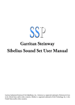 Garritan Steinway Sound Set User Manual
