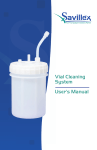 Vial Cleaning System Manual