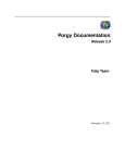 Porgy Documentation