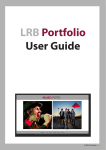 LRB Portfolio User Guide