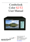 Combolook Color S2/T2 User Manual