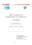 LITEMAX SLD/SLO2126 Sunlight Readable 21.5” LED B/L LCD