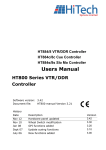 HT800 Series VTR and Disk controller