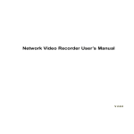 Network Video Recorder User`s Manual