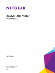 NETGEAR ReadySHARE Printer User Manual