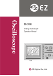 Analog Oscilloscope Operation Manual