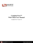 CompleteView™ Web Client User Manual - SMG