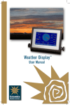 Open Weather Display User Manual