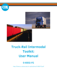 Truck-Rail Intermodal Toolkit: User Manual (0