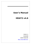 User`s Manual HDAT2 v4.6