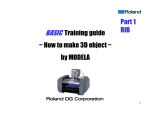 MDX-15 and Modela Software Basic Training Guide