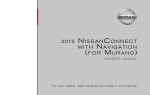 2015 Nissan NCG2Kai2 (Murano) Navigation Book