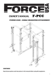 F-PCC Assembly Manual - Australian Fitness Supplies