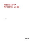 Processor IP Reference Guide