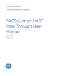 PACSystems* HART Pass Through User Manual