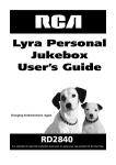 Lyra Personal Jukebox User`s Guide