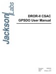 DROR-II User Manual - Jackson Labs Technologies, Inc.