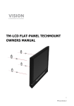 TM-LCD FLAT-PANEL TECHMOUNT OWNERS MANUAL