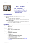USER MANUAL BR1, (BR2, BR3) Systems