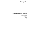 XYR 400E Wireless Ethernet User`s Manual