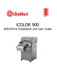 iColor 900 User Manual