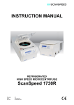 INSTRUCTION MANUAL ScanSpeed 1730R