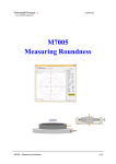 M7005 Measuring Roundness