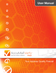 Accumail Verify HTML Users Guide