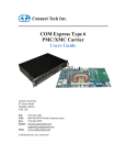 COM Express Type 6 Lite Carrier Manual