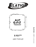 ELATION E-FLY - USER MANUAL ver 1