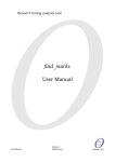 find_marks User Manual  - Bound