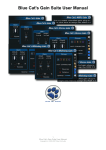 Blue Cat`s Gain Suite User Manual