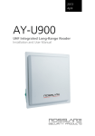 AY-U900 Installation and User Manual