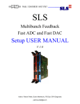 Setup USER MANUAL - Diagnostic