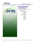 DVTel EV Series User Manual
