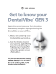 DentalVibe GEN3 User Guide