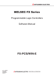 FX-PCS/WIN-E SOFTWARE MANUAL