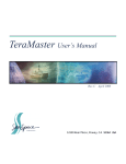 TeraMaster User`s Manual