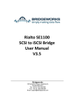 to Rialto SE1100 User Manual