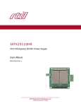 ATX3510HR - User`s Manual - RTD Embedded Technologies, Inc.