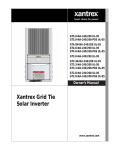 Xantrex Grid Tie Solar Inverter