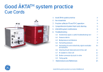 Good ÄKTA™ system practice Cue Cards