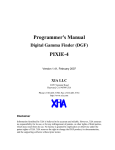 Programmer`s Manual PIXIE-4