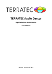 2.1 TERRATEC Audio Center Function Introduction - Data