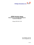 GPDH Activity Assay - B-Bridge International, Inc.