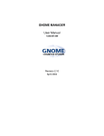 GNOME MANAGER User Manual - R&D Technology Solutionz