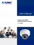 ICA-4200 Dome Camera User Manual